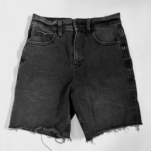 Hollister Ultra high-rise Black dad short 7"